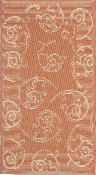 Safavieh Courtyard CY2665 Terracotta/Natural Area Rug main image