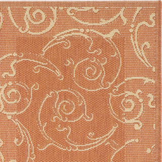 Safavieh Courtyard CY2665 Terracotta/Natural Area Rug 