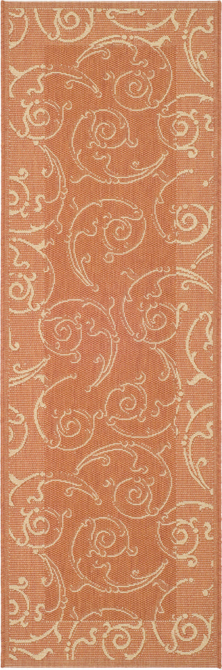 Safavieh Courtyard CY2665 Terracotta/Natural Area Rug 