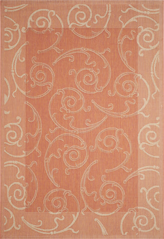 Safavieh Courtyard CY2665 Terracotta/Natural Area Rug 