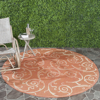 Safavieh Courtyard CY2665 Terracotta/Natural Area Rug 