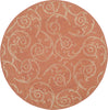 Safavieh Courtyard CY2665 Terracotta/Natural Area Rug 