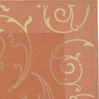 Safavieh Courtyard CY2665 Terracotta/Natural Area Rug 