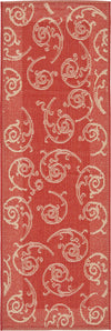 Safavieh Courtyard CY2665 Red/Natural Area Rug 