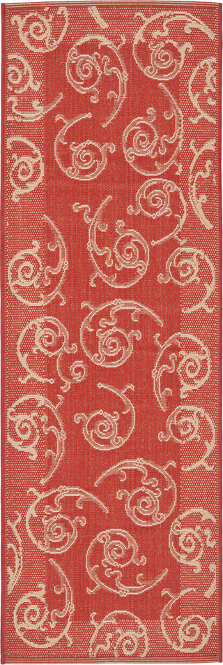 Safavieh Courtyard CY2665 Red/Natural Area Rug 