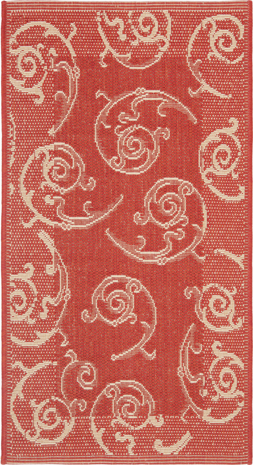 Safavieh Courtyard CY2665 Red/Natural Area Rug main image