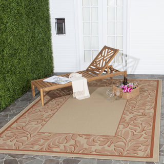 Safavieh Courtyard CY2666 Natural/Terra Area Rug Room Scene Feature