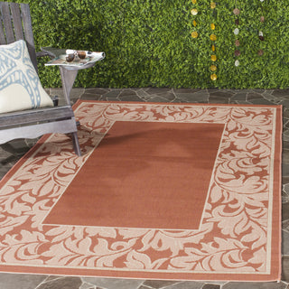 Safavieh Courtyard CY2666 Terracotta/Natural Area Rug  Feature