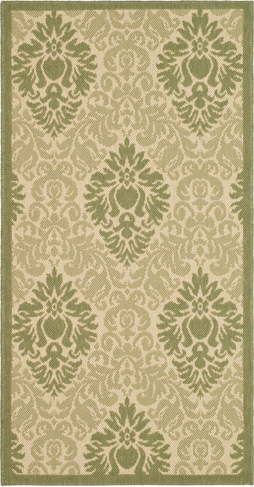Safavieh Courtyard CY2714 Natural/Olive Area Rug main image
