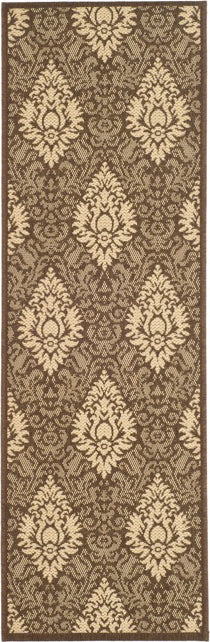 Safavieh Courtyard CY2714 Chocolate/Natural Area Rug 