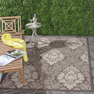 Safavieh Courtyard CY2714 Chocolate/Natural Area Rug  Feature