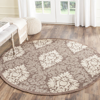 Safavieh Courtyard CY2714 Chocolate/Natural Area Rug 