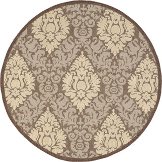 Safavieh Courtyard CY2714 Chocolate/Natural Area Rug 