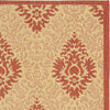 Safavieh Courtyard CY2714 Natural/Red Area Rug 