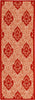 Safavieh Courtyard CY2714 Natural/Red Area Rug 