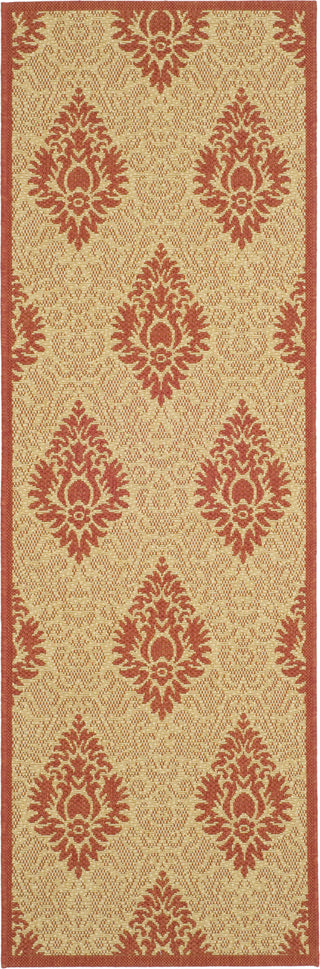 Safavieh Courtyard CY2714 Natural/Red Area Rug 