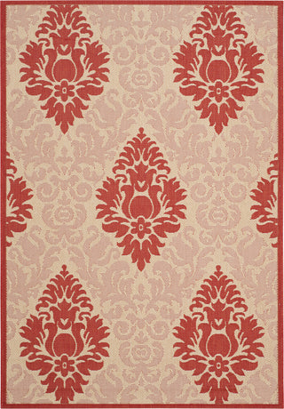 Safavieh Courtyard CY2714 Natural/Red Area Rug 