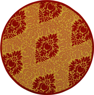 Safavieh Courtyard CY2714 Natural/Red Area Rug 