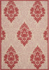 Safavieh Courtyard CY2714 Natural/Red Area Rug 