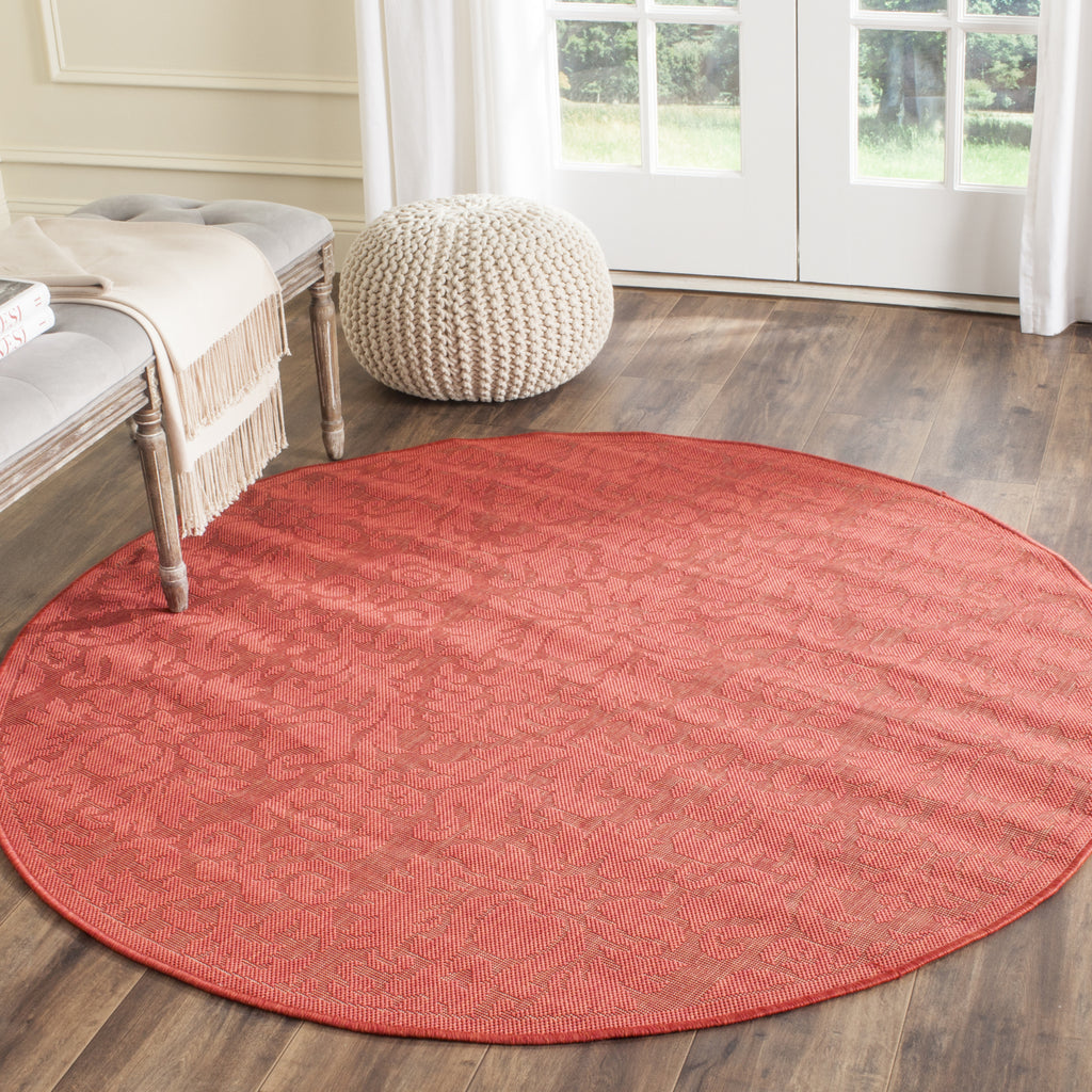 Safavieh Courtyard CY2714 Red/Red Area Rug Room Scene Feature