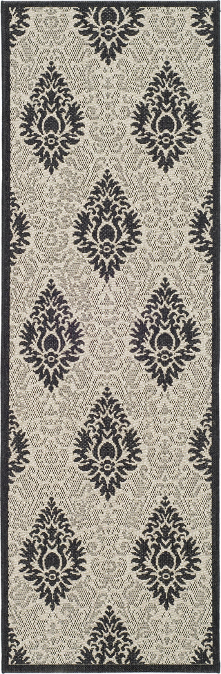 Safavieh Courtyard CY2714 Sand/Black Area Rug 