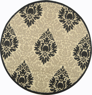 Safavieh Courtyard CY2714 Sand/Black Area Rug 