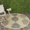 Safavieh Courtyard CY2720 Natural/Blue Area Rug Room Scene Feature