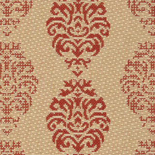 Safavieh Courtyard CY2720 Natural/Red Area Rug 