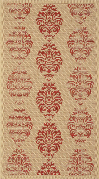 Safavieh Courtyard CY2720 Natural/Red Area Rug main image