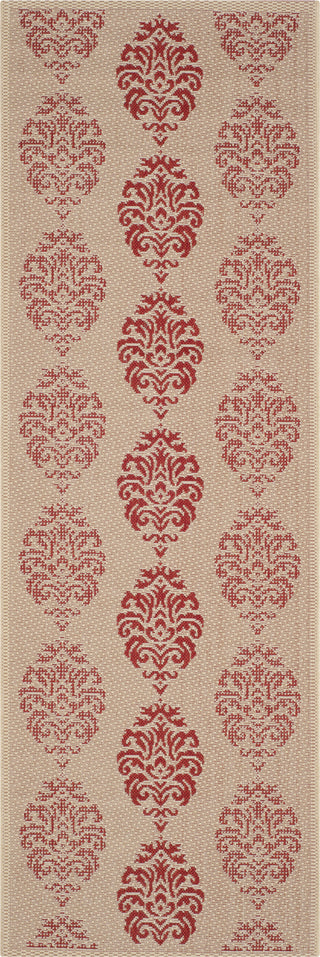 Safavieh Courtyard CY2720 Natural/Red Area Rug 