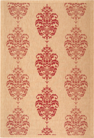 Safavieh Courtyard CY2720 Natural/Red Area Rug 