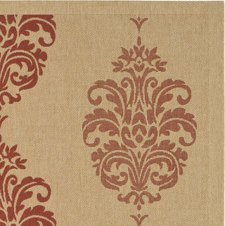 Safavieh Courtyard CY2720 Natural/Red Area Rug 