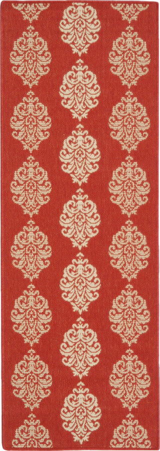 Safavieh Courtyard CY2720 Red/Natural Area Rug 