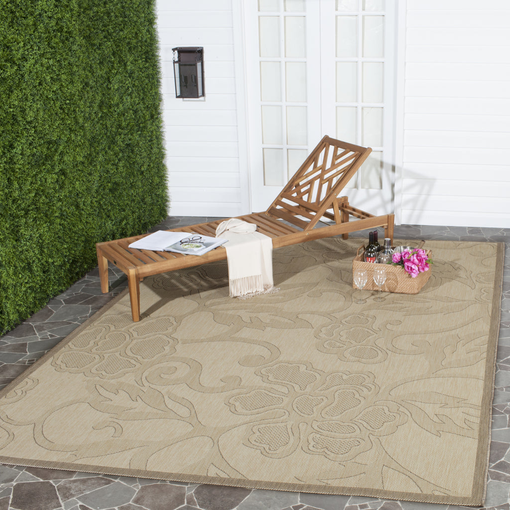 Safavieh Courtyard CY2726 Natural/Brown Area Rug Room Scene Feature