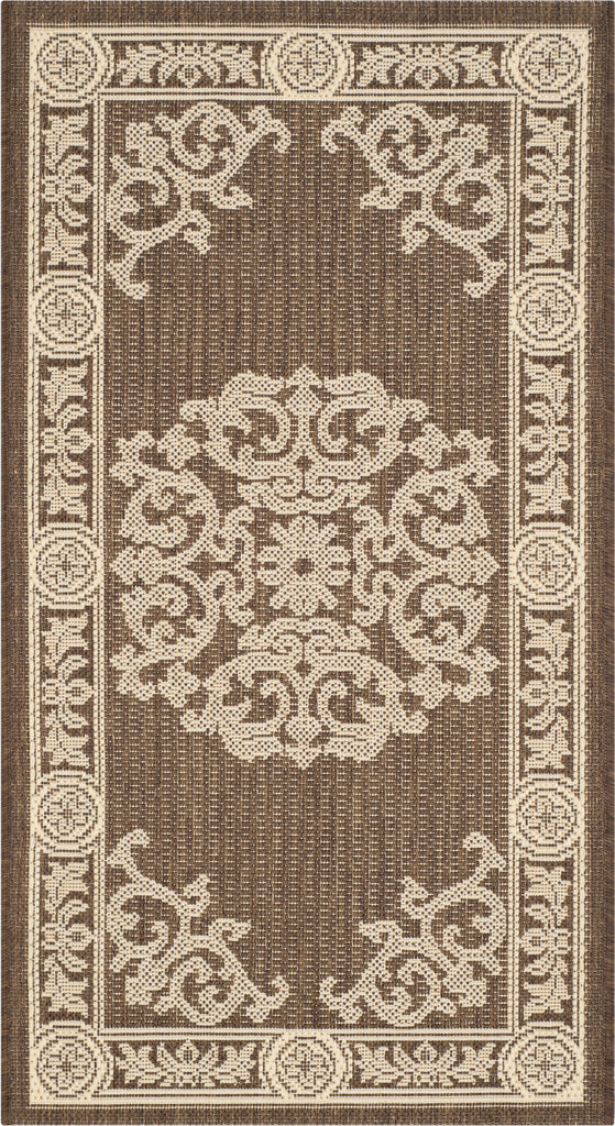 Safavieh Courtyard CY2914 Chocolate/Natural Area Rug main image