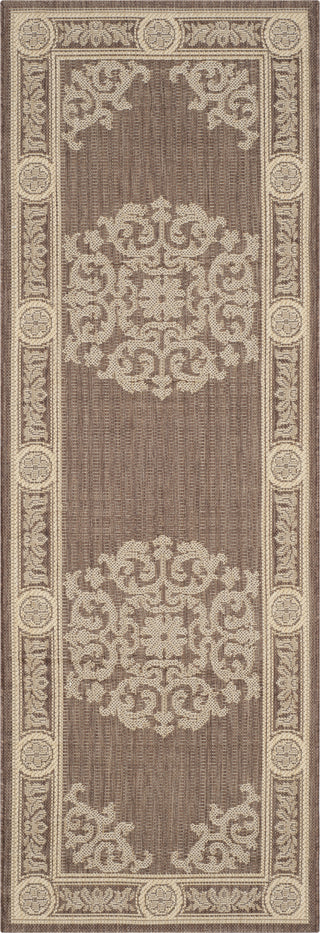 Safavieh Courtyard CY2914 Chocolate/Natural Area Rug 