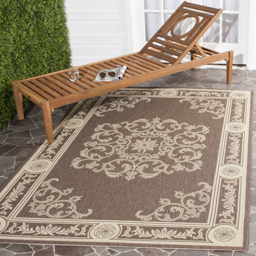 Safavieh Courtyard CY2914 Chocolate/Natural Area Rug  Feature