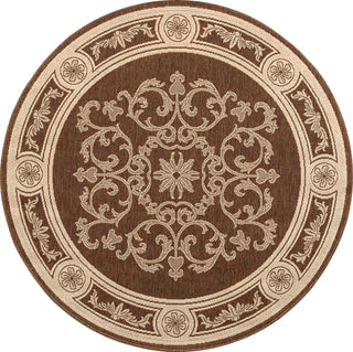 Safavieh Courtyard CY2914 Chocolate/Natural Area Rug 