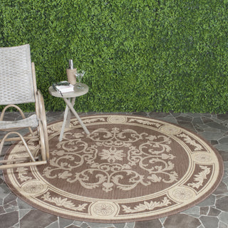 Safavieh Courtyard CY2914 Chocolate/Natural Area Rug 