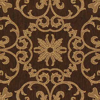 Safavieh Courtyard CY2914 Chocolate/Natural Area Rug 