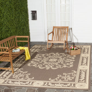 Safavieh Courtyard CY2914 Chocolate/Natural Area Rug 