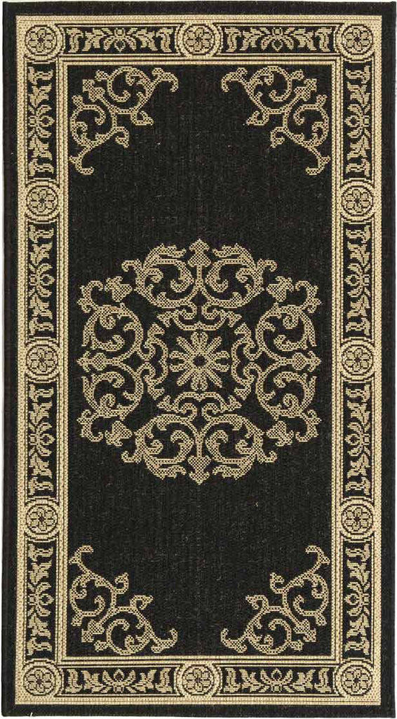 Safavieh Courtyard CY2914 Black/Sand Area Rug main image