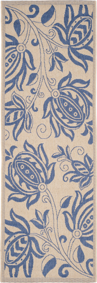 Safavieh Courtyard CY2961 Natural/Blue Area Rug 