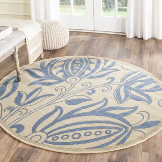 Safavieh Courtyard CY2961 Natural/Blue Area Rug 