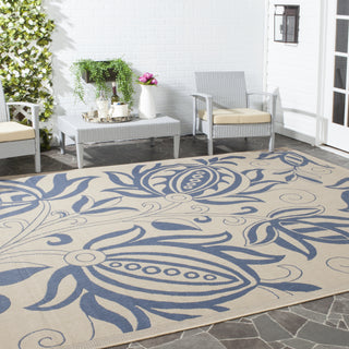 Safavieh Courtyard CY2961 Natural/Blue Area Rug 