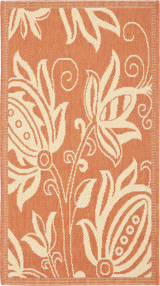 Safavieh Courtyard CY2961 Terracotta/Natural Area Rug main image