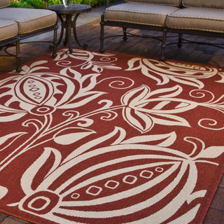 Safavieh Courtyard CY2961 Red/Natural Area Rug 