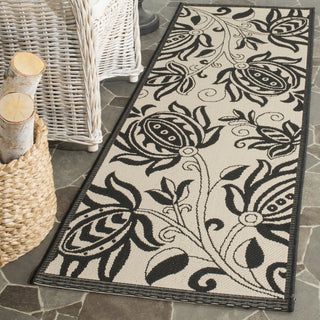 Safavieh Courtyard CY2961 Sand/Black Area Rug  Feature