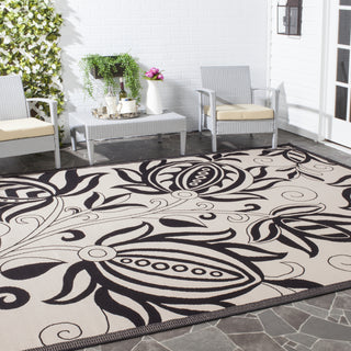 Safavieh Courtyard CY2961 Sand/Black Area Rug 