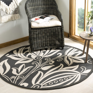 Safavieh Courtyard CY2961 Black/Sand Area Rug 